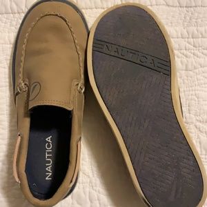 Boys Nautica slip on shoes